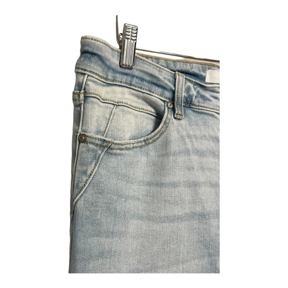 KanCan Light Stone Tapered Cut Off Cuffed Jeans Size 15/31 Style ML1457-2-SF - Picture 5 of 16